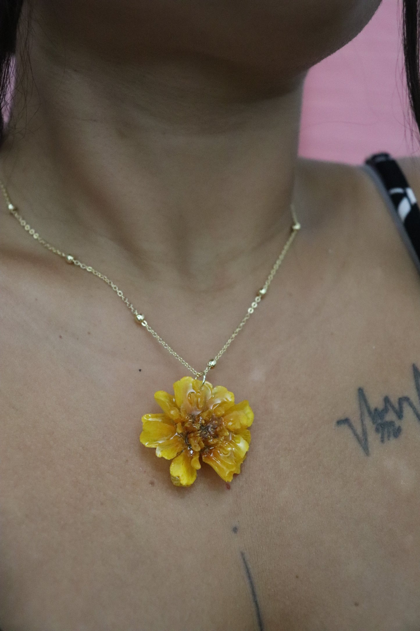 Dandelion Necklace