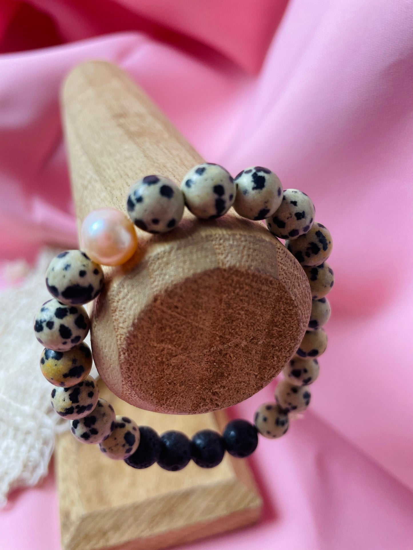 Pulsera difusora con cuarzo