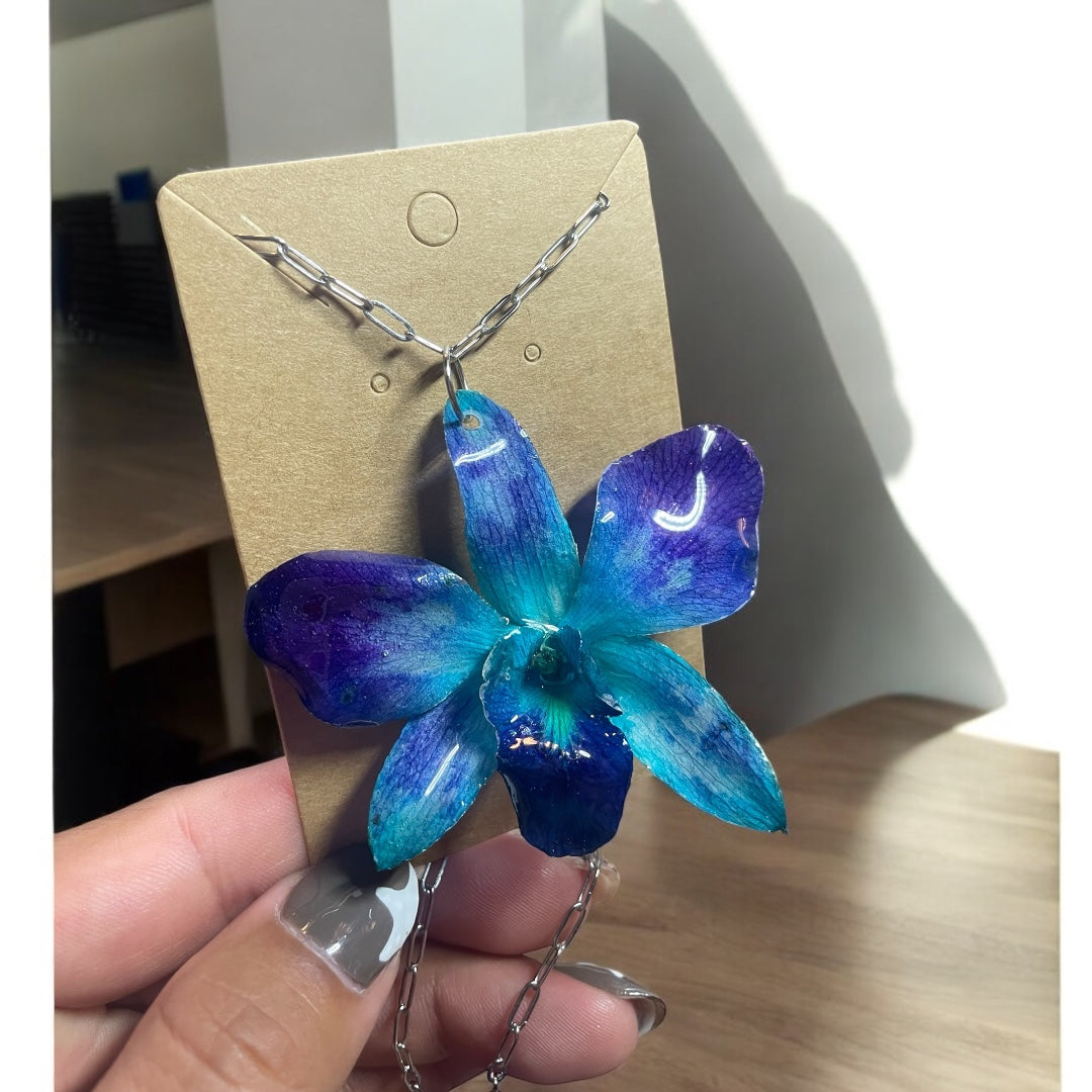 Orchid Blue Necklace