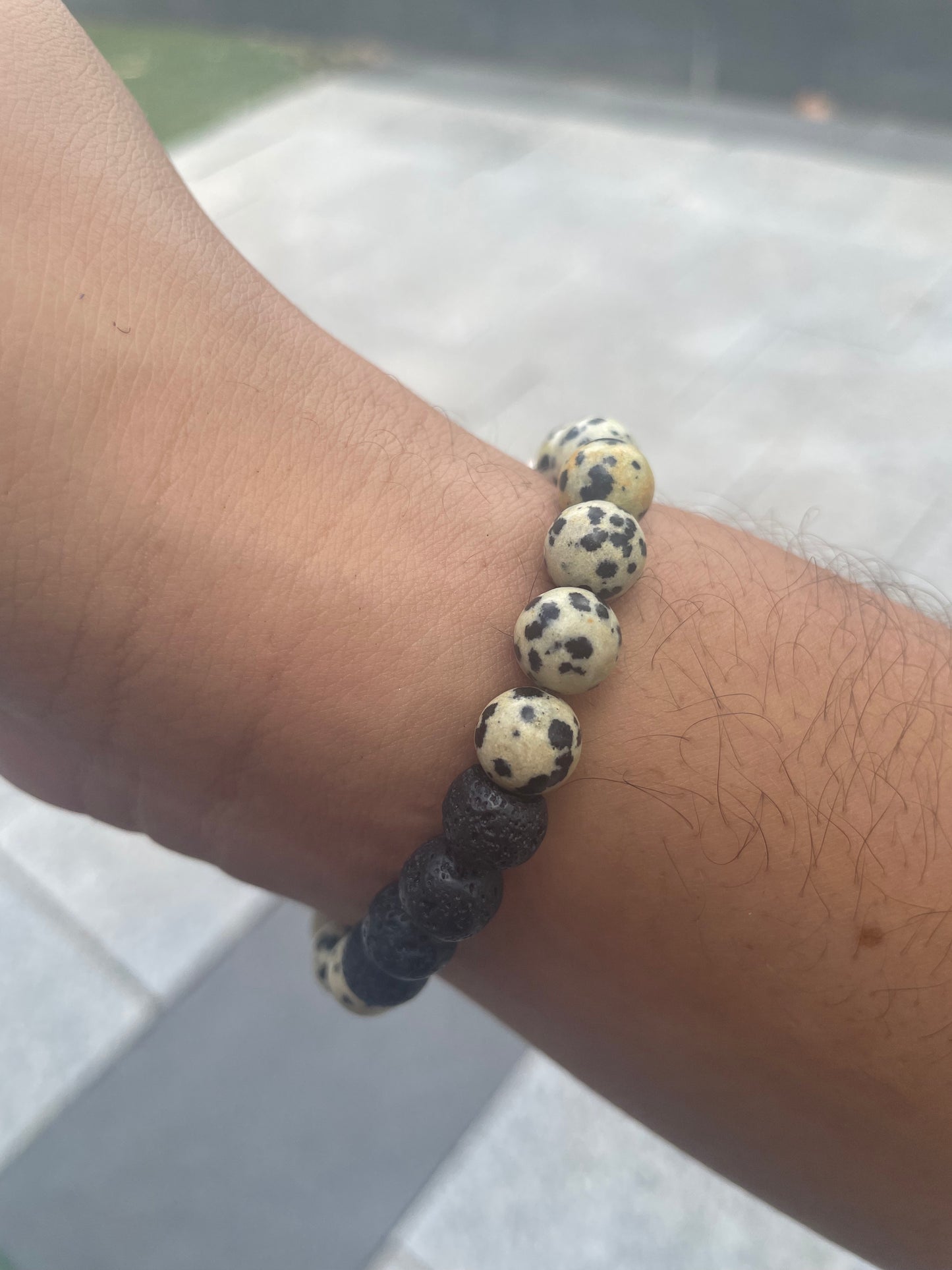Pulsera difusora con cuarzo