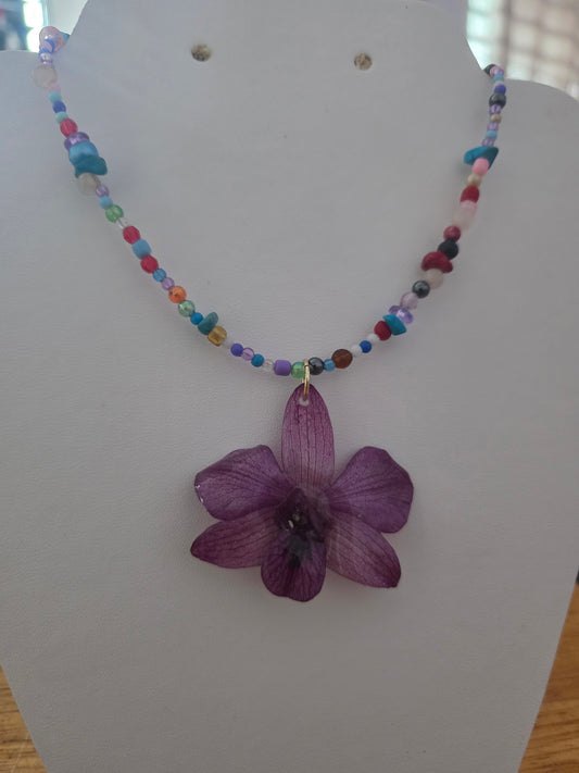 Orchid Colorfull Necklace