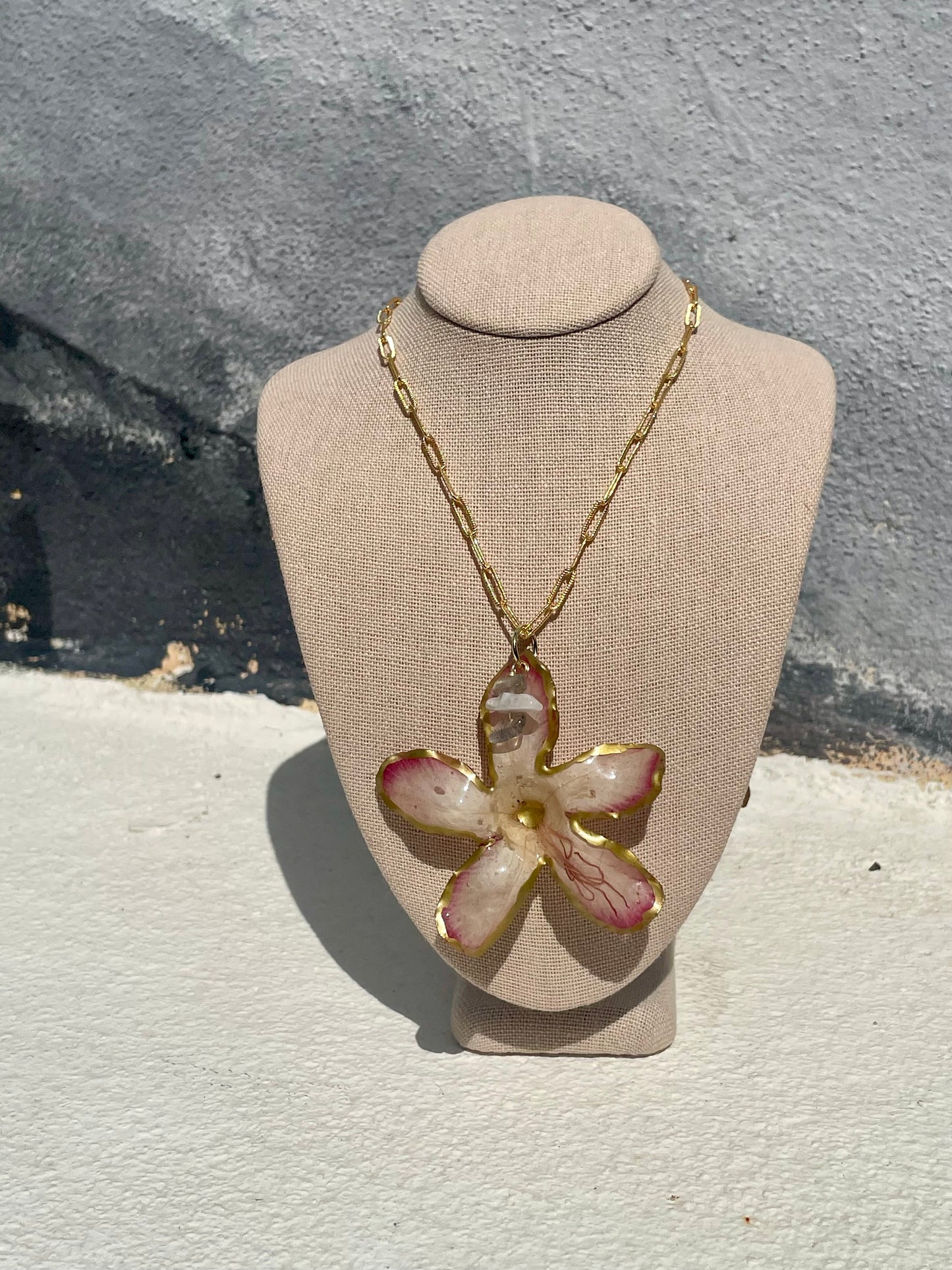 Rose Desert Quartz Necklace