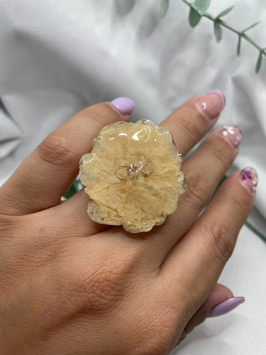 Rose White Ring