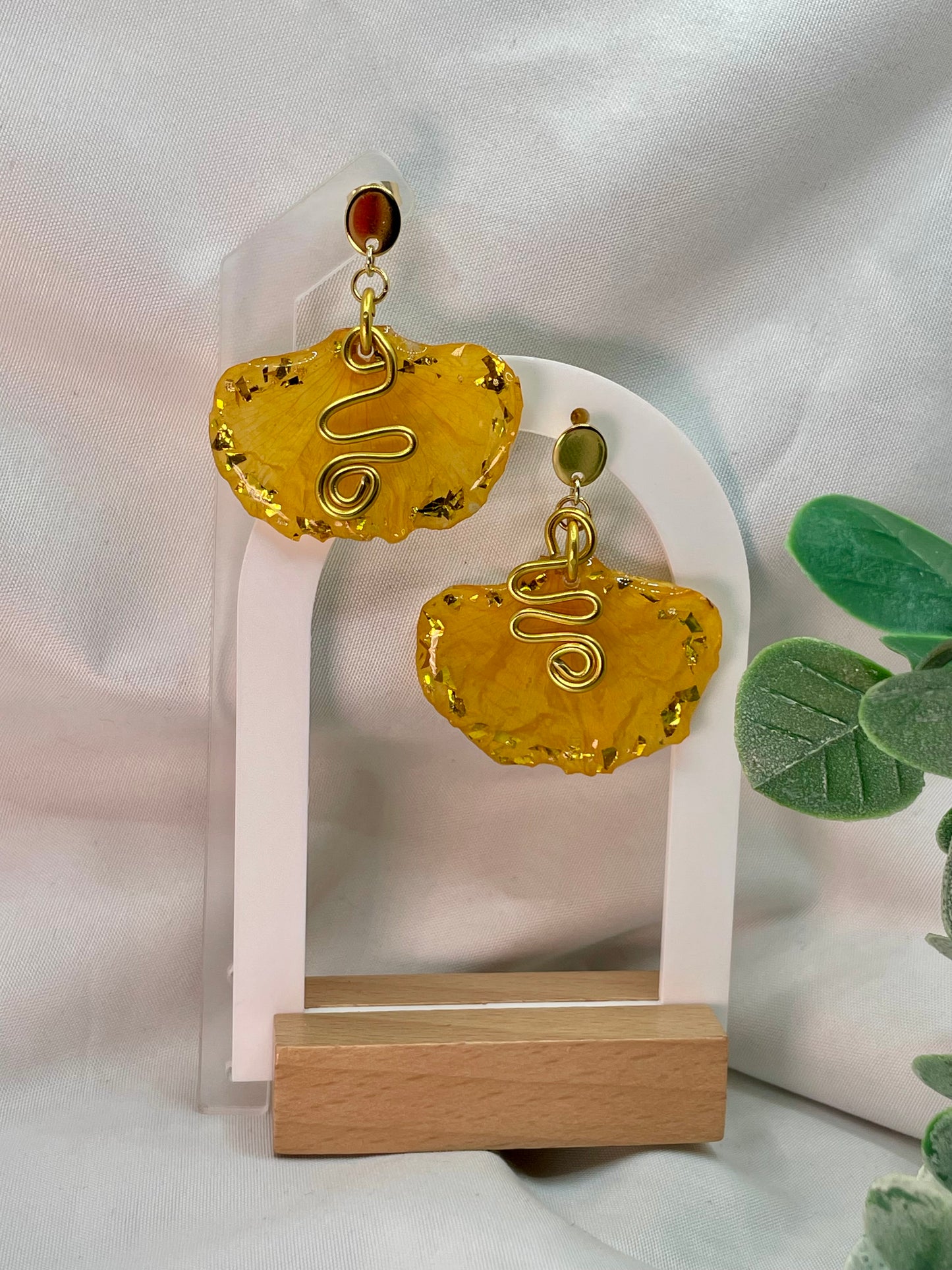 Trazado de Flamboyán Earrings