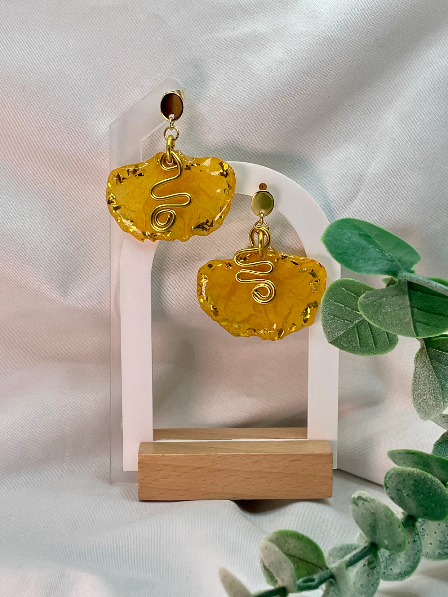 Trazado de Flamboyán Earrings