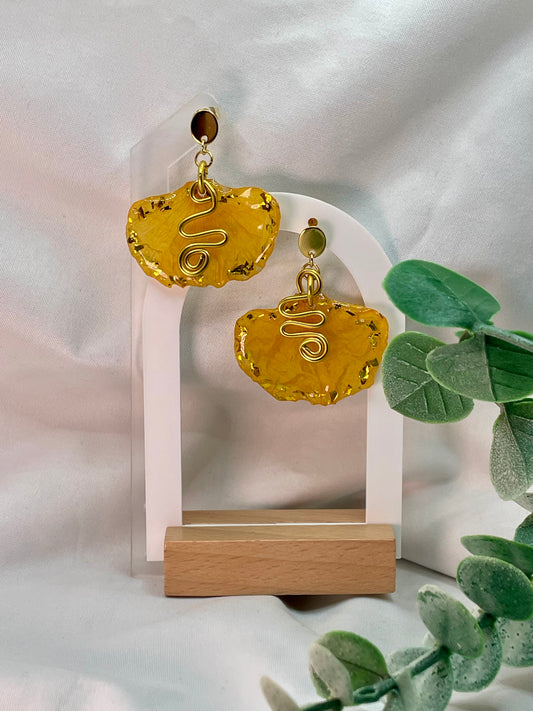 Trazado de Flamboyán Earrings