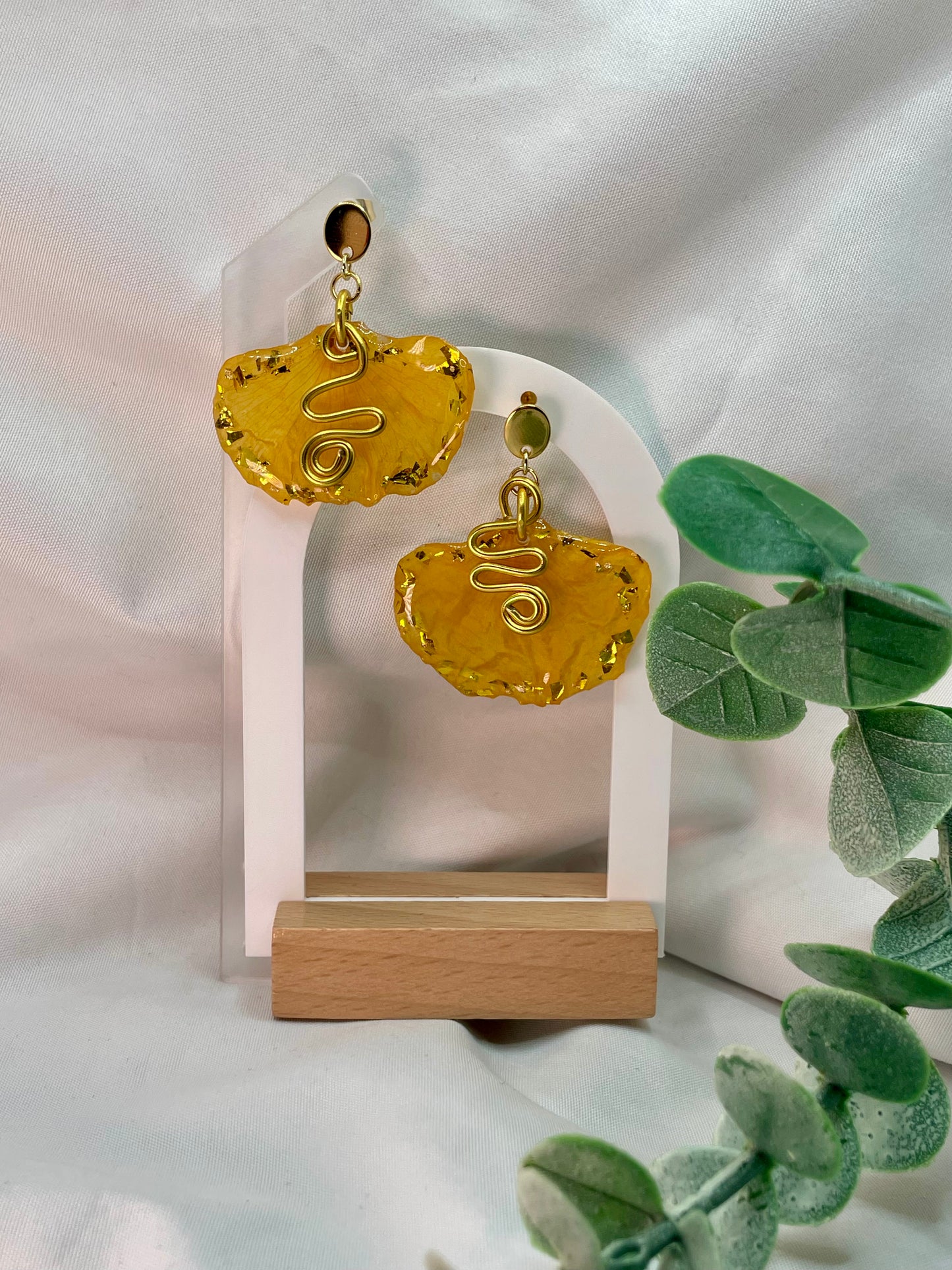 Trazado de Flamboyán Earrings