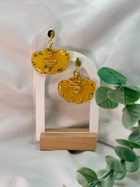 Trazado de Flamboyán Earrings