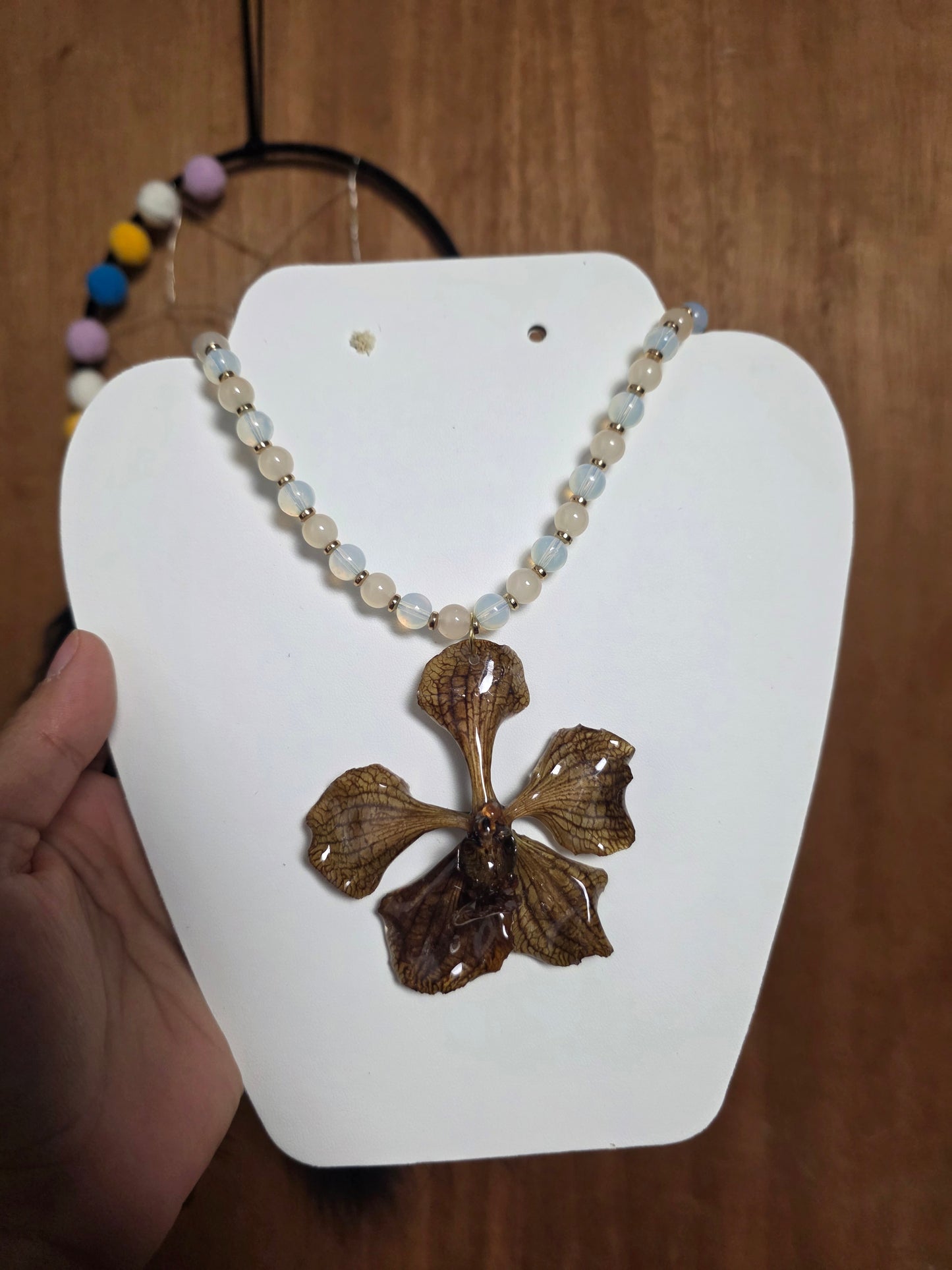 Orchid Brown Necklace